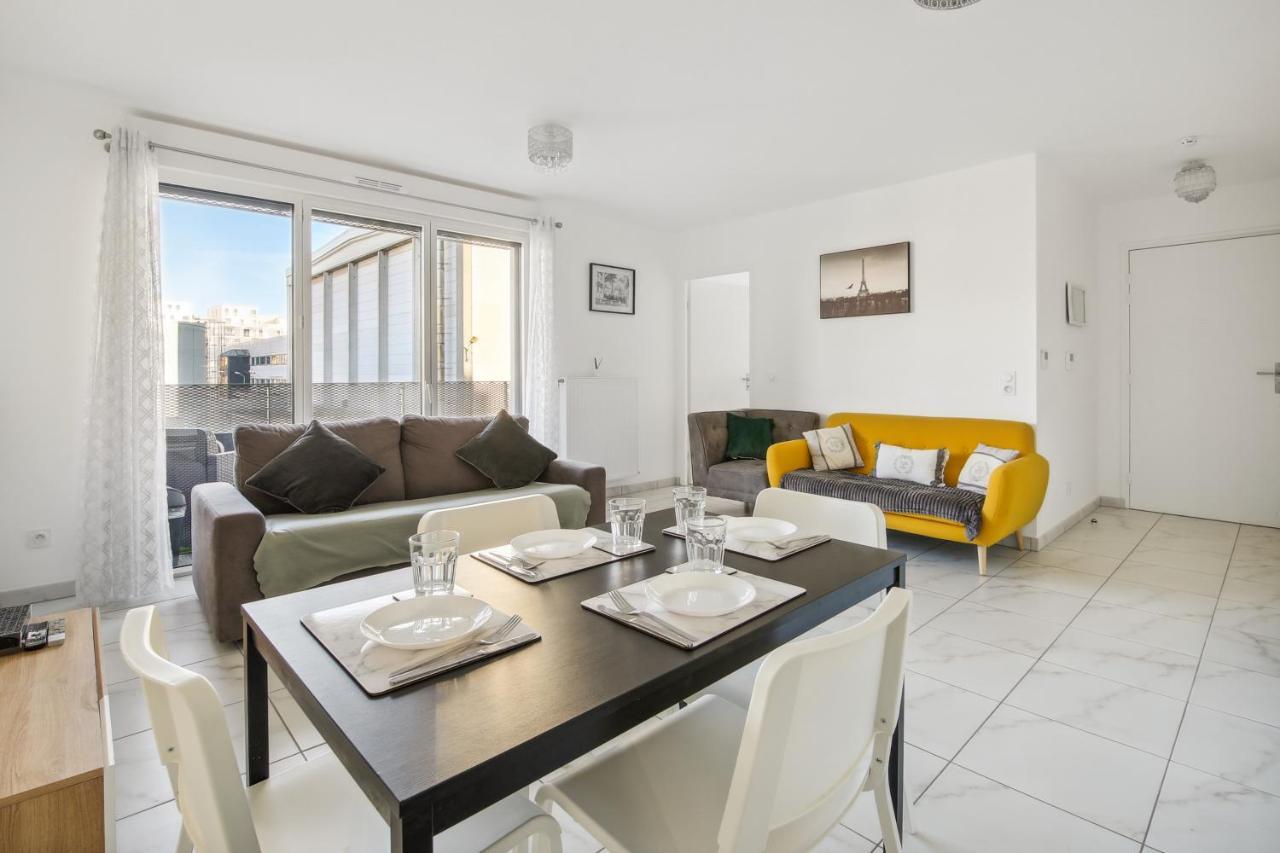 Chic Apart With Balcony Near Paris Apartman Ivry-sur-Seine Kültér fotó